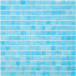 Декоративная мозаика STE125-20-327x327 32.7x32.7см стекло цвет голубой ALMA StellaR