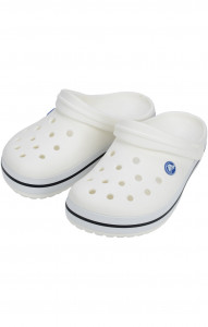 64291 Сабо white (белые) CROCS Crocband™  Медицинская обувь размер 39-40 (M7/W9)