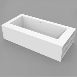 Dimasi Ванна прямоугольная отдельностоящая 2000x1000 Ivory Library C белая