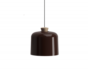 Ex.T Fuse Large Подвесной светильник коричневый с серым проводом fair_affairs-EXFUSEG/MARRONI