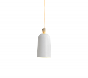 Ex.T Fuse Small Подвесной светильник белый с оранжевым проводом EXFUSEPAR/BI