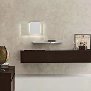 Toscoquattro Комплект мебели для ванной 05 с раковиной из мрамора TIME коричневый