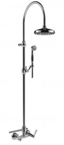 09537 / D Внешний смеситель для душа с трубкой, лейкой и дуплексным душем. Bongio La Tosca