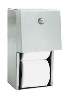 05015.S Диспенсер для двух малых рулонов туалетной бумаги антивандальный NOFER_APARICI