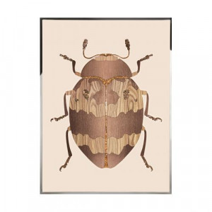 Beetle D Произведение искусства из ископаемого дерева Visionnaire