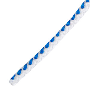 Шнур хозяйственно-бытовой с сердечником 6 мм, 10 м, цвет белый/синий STANDERS