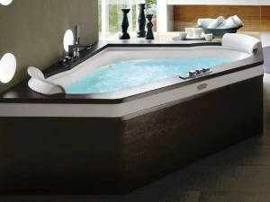 Jacuzzi® 2-х местная угловая гидромассажная ванна Aura