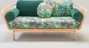Orchid Edition 2-х местный мягкий диван из ротанга со съемным чехлом
