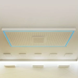 Moma Design Душевая лейка с доп.опциями Luce-Led SQUARE 600 LED RAIN SHOWER белая