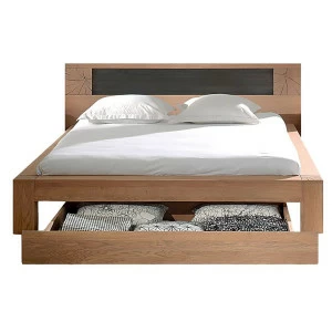 Кровать деревянная двуспальная 160х200 коричневая Woody VAVI WOODY 132622 Бежевый