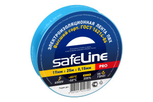 15525327 Изолента 19/25 синий 9374 Safeline