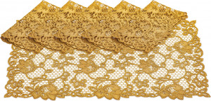10590732 Weissfee Набор салфеток Weissfee "Версаль" 35х50см, 6шт (античное золото) Текстиль
