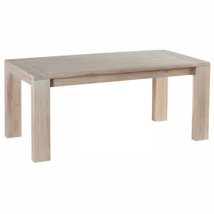 Обеденный стол деревянный 180 см отбеленный дуб Manufactura VAVI MANUFACTURA 132596 Беленый дуб;бежевый