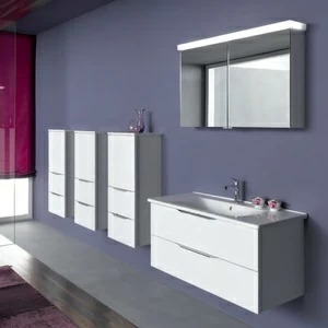 Композиция № 1 Essento Collection комплект мебели для ванной комнаты Burgbad