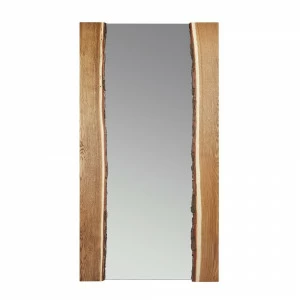 Зеркало настенное прямоугольное в деревянной раме коричневое "Дуб с корой" RUNDEN ДИЗАЙНЕРСКИЕ 00-3966581 Зеркальный;коричневый