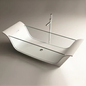Moma Design Ванна стеклянная 1950x750x555 Chaise Longue Vitre
