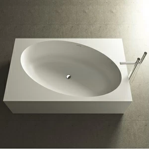 Design Ванна из Corian 1900x1200x500 Elit Comfort Х2 белая