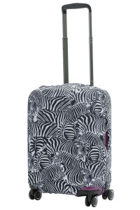 EBH597-S Чехол для чемодана малый Zebra print Eberhart