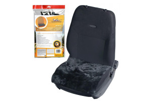 16463201 Накидка-подушка из натурального меха на сиденье, черный, 45x45 см AFC-SH-04 Airline