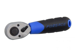 16394343 Трещотка реверсивная, короткая, с резиновой ручкой F-802319 Forsage