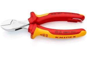 15694238 Кусачки со страховочным креплением 160 мм X-Cut KN-7306160T Knipex