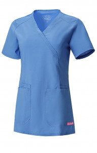 68051 Блузка женская BLUE (голубой) SINDIKA  Медицинская одежда  размер 54 (XXXL)