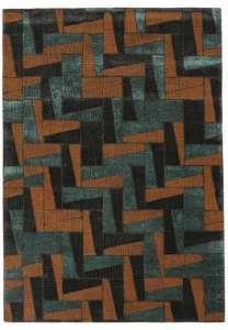Toulemonde Bochart Прямоугольный коврик ручной работы с геометрическими мотивами Access