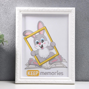 90335010 Рамка 3935853, 15х21 см, пластик, цвет белый Keep memories STLM-0189362 KEEP MEMORIES