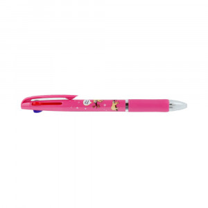 11.007D ручка гелевая Neulbo 3 ball 3 в 1 0.5 мм ярко-розовый Java