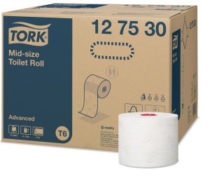 12753033 Туалетная бумага среднего размера, 2-слойная Tork