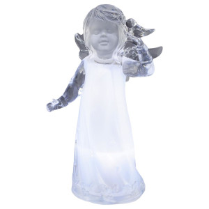 Декоративная фигура с подсветкой "Ангел Мария" 19 см TRI-International