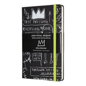 Блокнот Moleskine BASQUIAT Sketch Large 130х210мм 240стр. линейка твердая обложка черный