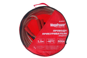 15926478 Провода для прикуривания M-80050 800A 5м медь в сумке 1 10 NEW M80050 Megapower