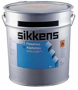 Sikkens Бесцветный фиксатор для внешних / внутренних поверхностей стен Alphatex