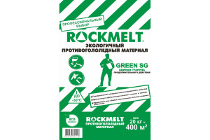 15778182 Противогололедный реагент Green SG, пакет 20 кг 4620769394118 Rockmelt