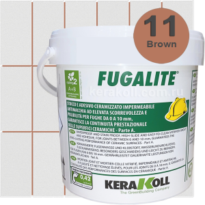 90813246 Затирка эпоксидная Fugalite Цвет 11 Brown 3 кг STLM-0394037 KERAKOLL