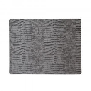 5711590680958 silver-black подстановочная салфетка прямоугольная 35x45 см UMAGE CROCO