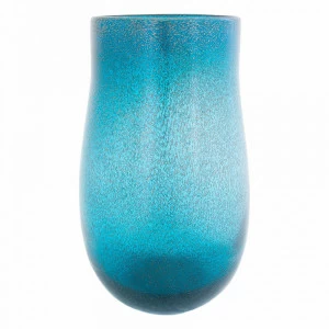 Ваза декоративная голубая Blue Fusion Vase MAK-INTERIOR - 093527 Голубой