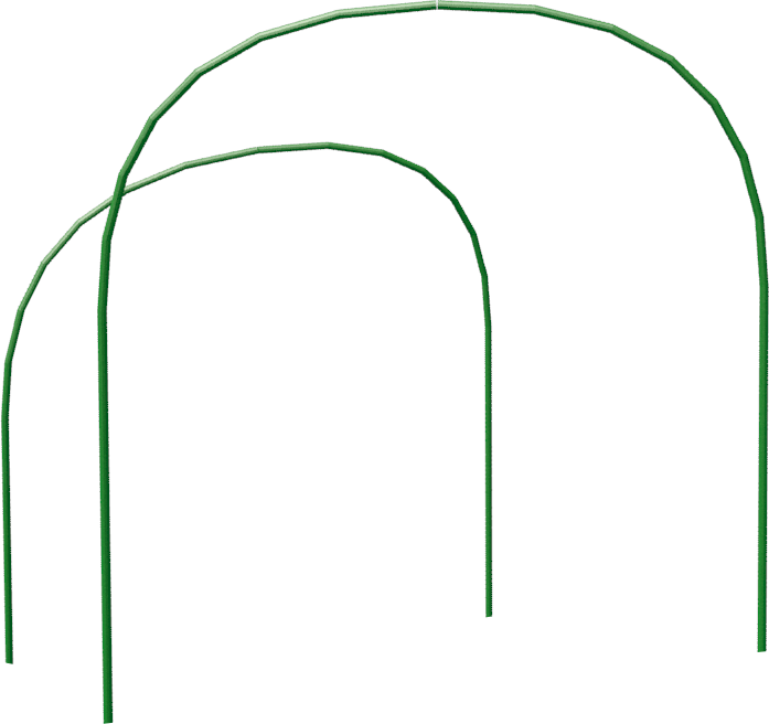 83433585 Дуга для парника 4 м металлическая в кембрике STLM-0041383 Santreyd