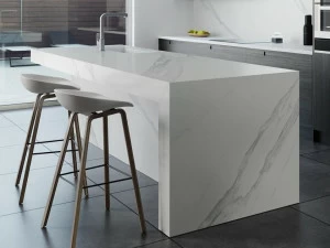 Cosentino Облицовка мебели с эффектом мрамора Dekton® natural