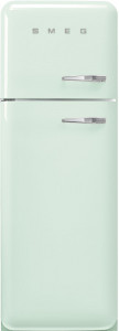 FAB30LPG5 Холодильник / отдельностоящий двухдверный холодильник,стиль 50-х годов, 60 см, пастельный зеленый, петли слева SMEG