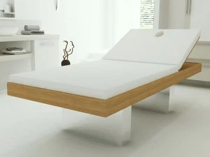 CODE Электрическая массажная кровать с основанием из дуба и стали Aktice spa