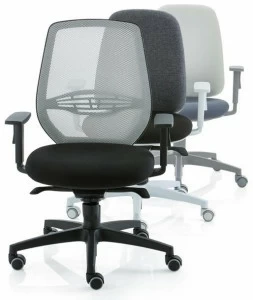 Luxy Сетчатое офисное кресло с 5 спицами и подлокотниками Post