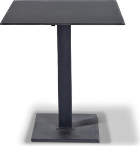RC658-80-80-M500 "Каффе" интерьерный стол из HPL квадратный 80х80см, цвет "серый гранит" 4SIS