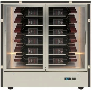 EXPO Алюминиевый винный шкаф со стеклянными дверцами Mod 20 Md-h20/md-m20/md-c20