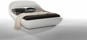 Tonin Casa Кровать двуспальная с обивкой кожей
