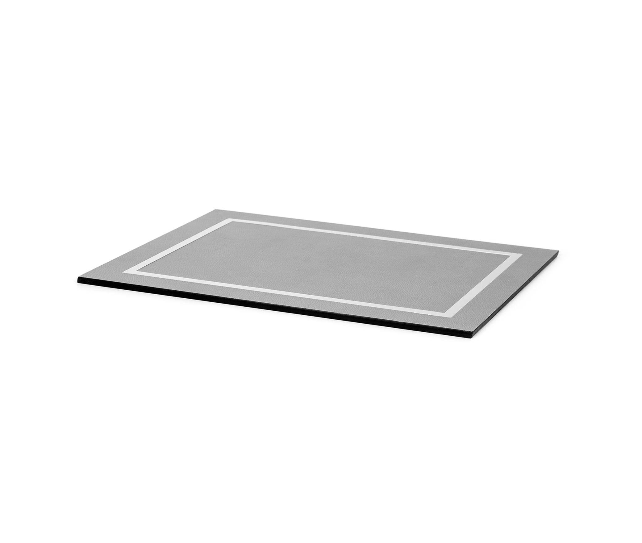 Подставка для столовых приборов Venere - 39X29 см / зернистая кожа_темно-серый