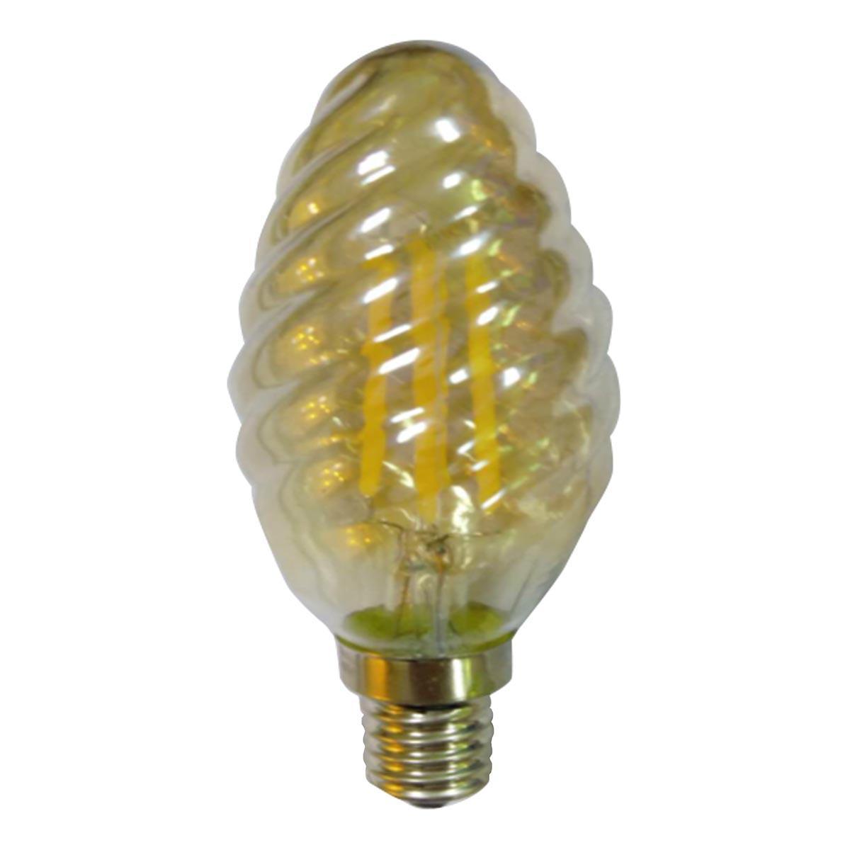 098356-1,33 Лампа светодиодная E14 6W 2700K золотая Kink Light