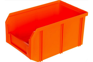 15689496 Пластиковый оранжевый ящик 234х149х121мм V-2 Gigant