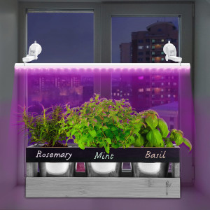 Светильник для растений на кронштейне с присосками 56301 3, 14 Вт, 21 μmol/s, 872 мм, фиолетовый свет RITTER